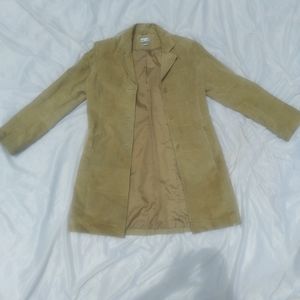 Beige trench coat